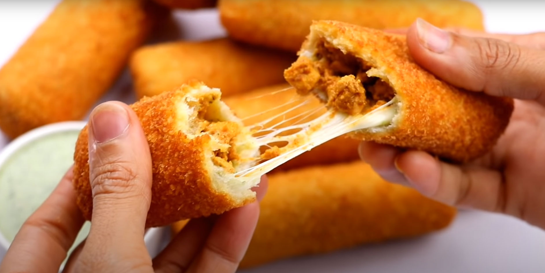 Chicken Cheese Bread Roll by kids lunch box