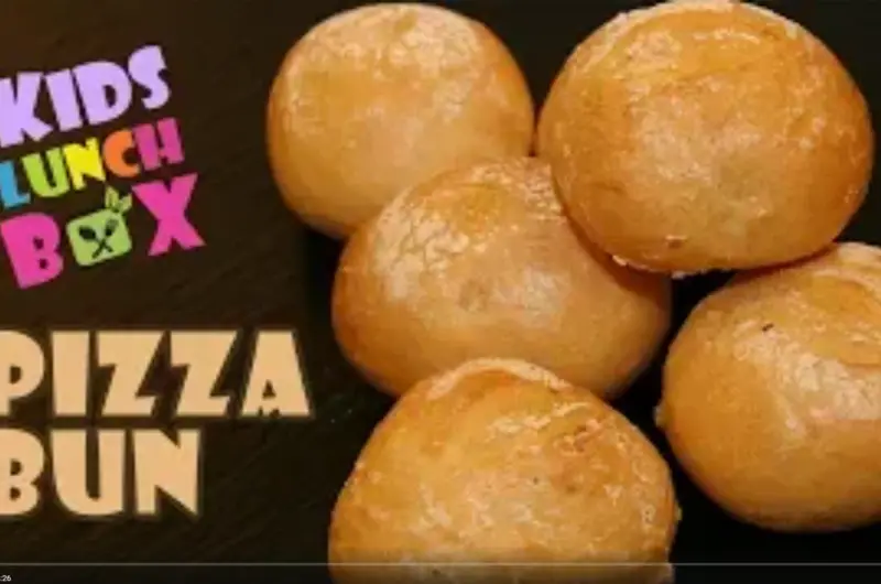 Pizza Bun Recipe by kids lunch box