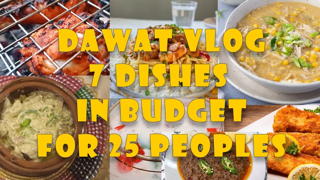 Dawat Vlog 7 Dishes In Budget For 25 Peoples | Kids Lunch Box